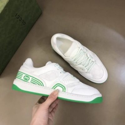 Gucci古驰 橡胶互扣式双GBasket 男士低帮运动鞋