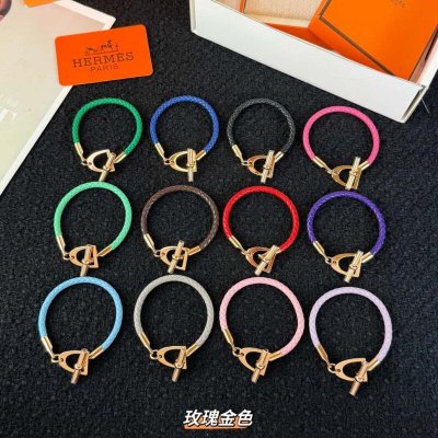 ??新品??玫瑰金新款?? 爱马仕HERMES Etrier马蹄手镯手链