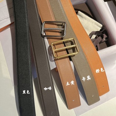 Hermes爱马仕 采用精选头层牛皮掌纹腰带3.8cm