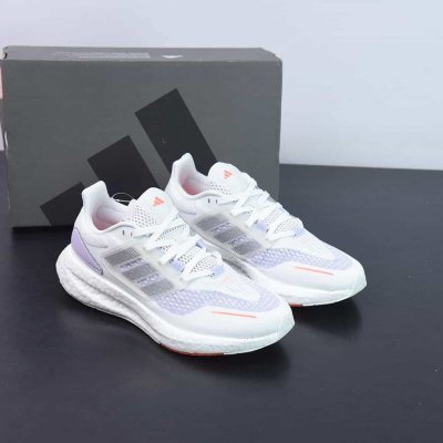 阿迪达斯 ADIDAS 超弹跑步系列 PUREBOOST 22 男女鞋新款稳定排汗减震回弹防滑耐磨跑步运动鞋跑步鞋 货号：HQ1