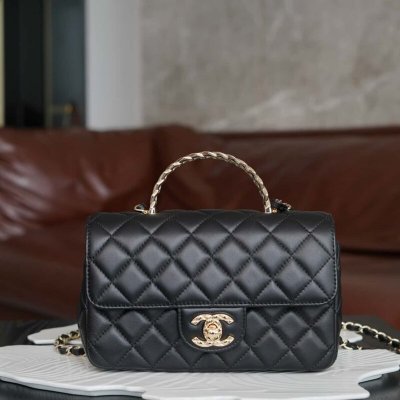 CHANEL 24a新款CF Mini 麦穗手柄款AS4924