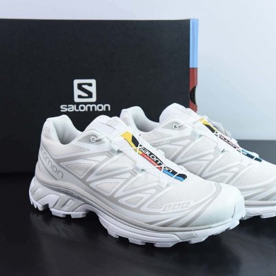 萨洛蒙/Salomon XT-6″White Limited”天际系列低帮城市越野机能透气休闲运动鞋“白