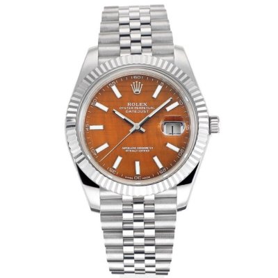 F8新品??劳力士41日志天然宝石盘订制系列3235一体机芯五株腕表