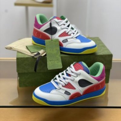 Gucci古驰 采用PVC+透气网情侣款球鞋