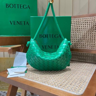 Bottega Veneta葆蝶家 TURN 29CM BAG 701023鹦鹉绿