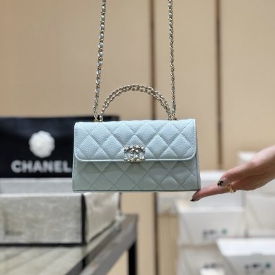 Chanel 25s kelly 手柄包AP3238婴儿蓝
