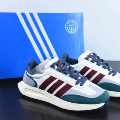 阿迪 AD Originals Retropy Boost E5系列复古赛车原型一代系列爆米花缓震休闲运动慢跑鞋 货号：IF04