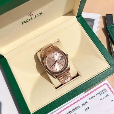 劳力士日志型通体包金18k金 表径41mm装载瑞士原装eta-2836机芯腕表