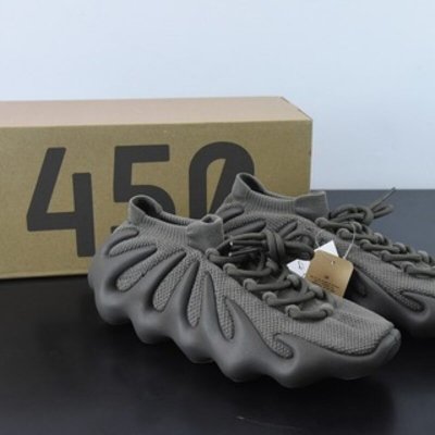 AD 阿迪Yeezy 450 ” Cinder ” 侃爷椰子450 贾斯丁比伯同款 编织袜套鞋 GX96