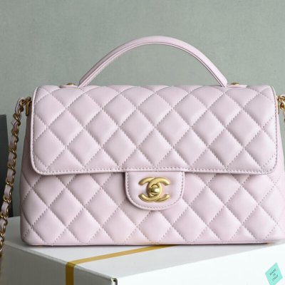 CHANEL 25P 手柄Kelly 大号 AS5356粉色