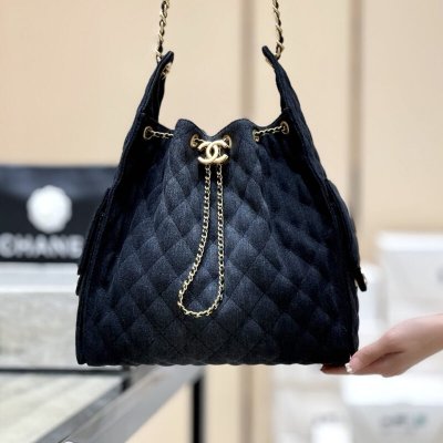 CHANEL 25s 25bag丹宁牛仔AS5311黑