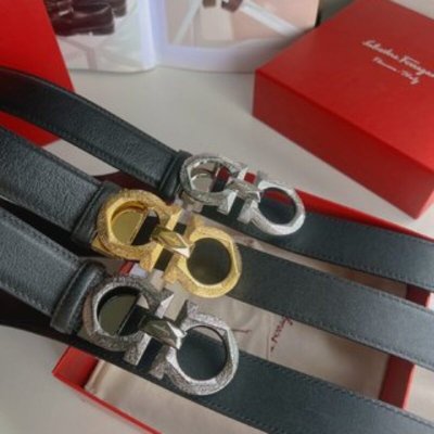 Ferragamo菲拉格慕 精选上乘材质男士商务3.5cm腰带