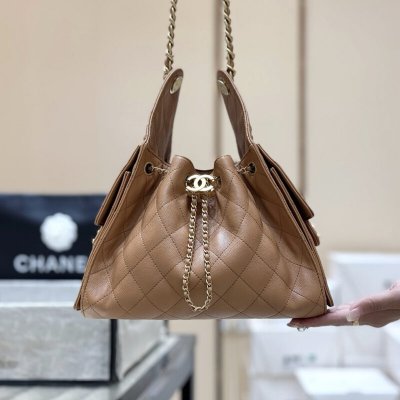 CHANEL 25s 25bag荔枝皮AS5293焦糖色