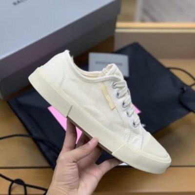 BALENCIAGA巴黎世家 2022最新Paris情侣款帆布鞋