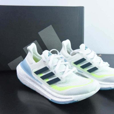 阿迪 AD Pure Boost 2023 Light”Mint/White“23版轻弹UB系列低帮袜套式针织透气缓震休闲运动慢
