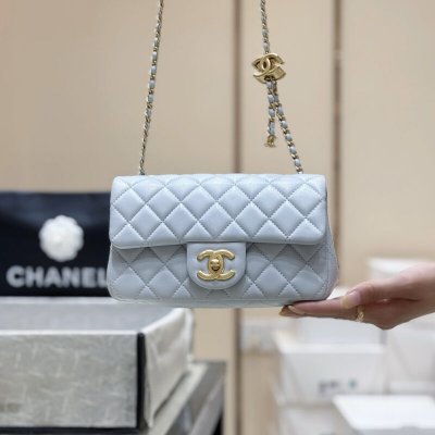 CHANEL 纯原厂25B双C调节扣AS5759 Baby蓝