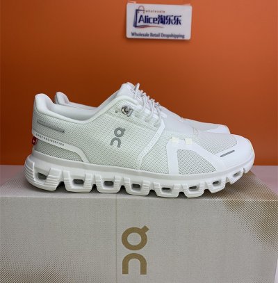 on Running Cloud 6 All white