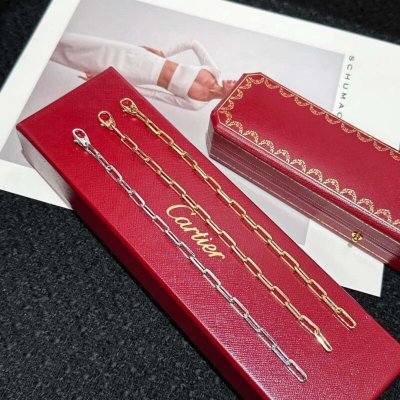 ??新品????卡地亚SANTOS DE CARTIER链条?手链??