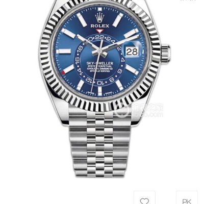 H8劳力士纵航者系列Rolex Sky-Dweller 天行者劳力士Ring Command三角坑纹五株腕表