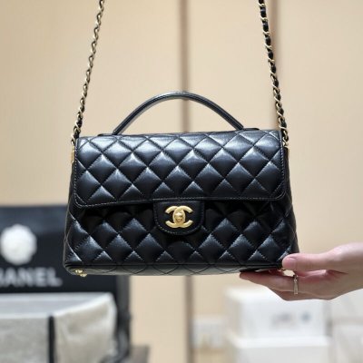 Chanel 25P kelly 手柄包AS5356黑色