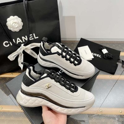CHANEL 小香2023最新版本全麂皮面气垫休闲运动鞋