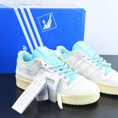 阿迪 84 三叶草 Adidas Forum 84 Low 货号：FZ6342 经典魔术贴复古板鞋 男女潮流头层皮休闲鞋