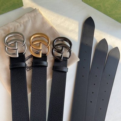 Gucci古驰 采用进口牛皮精工制作男士3.8cm腰带