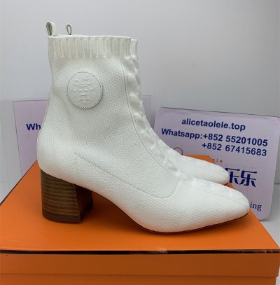 He*rmes Volver 60 Knit Short Boots