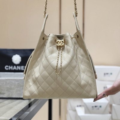 CHANEL 25s 25bag荔枝皮AS5311杏色