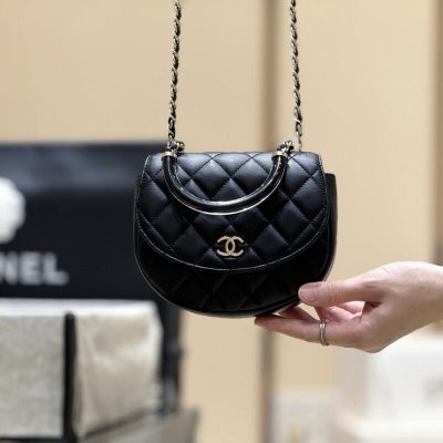 CHANEL 25C mini珐琅手柄包AP4410