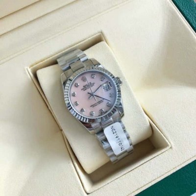 ROLEX- 劳力士日志型女款装载瑞士ETA-2671机芯天然真钻腕表