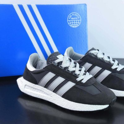 阿迪 AD Originals Retropy Boost E5系列复古赛车原型一代系列爆米花缓震休闲运动慢跑鞋 货号：IE70