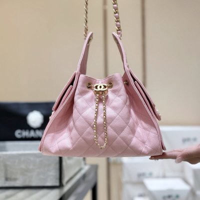 CHANEL 25s 25bag荔枝皮AS5293嫩粉色
