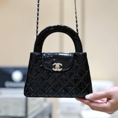 CHANEL 26C 漆皮Kelly包 AS4416