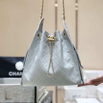 CHANEL 25s 25bag荔枝皮AS5311灰色