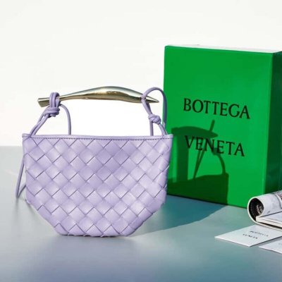 BottegaVeneta2023新款 葆蝶家Bv 春夏新款 迷你沙丁鱼SARDINE 款号：744267 紫藤色